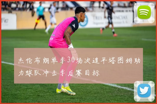杰伦布朗单季30场次追平塔图姆助力球队冲击季后赛目标